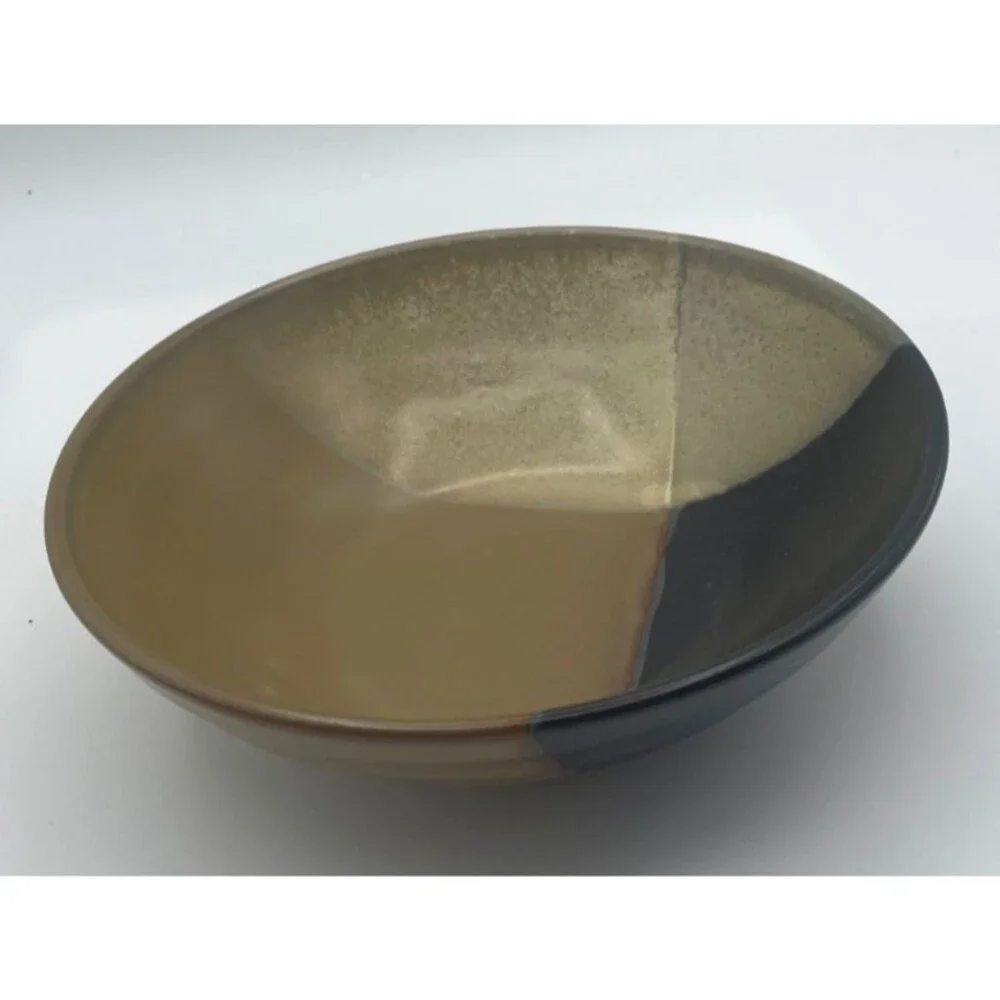 Sango Gold Dust Black 7.5” Cereal Soup Pasta Bowl #5022 Retired